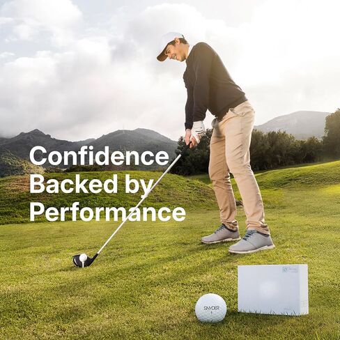 Snyder USA Speed Golf Balls - 3-Piece Construction Distance Golf Balls, 342 Dimples, 80 Compression, High Visibility Colored Golf Balls 12 Pack in Saudi Arabia