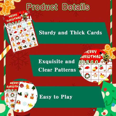 لعبة بطاقات عيد الميلاد البنغو 24 لاعبًا لعبة عيد الميلاد البنغو للبالغين ألعاب حفلات عيد الميلاد ألعاب عيد الميلاد لعيد الميلاد لوازم حفلات عيد الميلاد أنشطة المجموعة العائلية in Kuwait