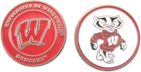 Metalback Golf Ball Marker - NCAA - Wisconsin Badgers in Saudi Arabia