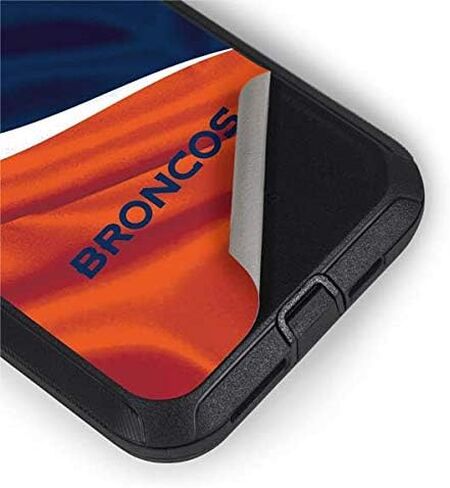 Skinit Decal Skin Compatible with OtterBox Defender iPhone 11 Case - Officially Licensed NFL Denver Broncos Design in Saudi Arabia