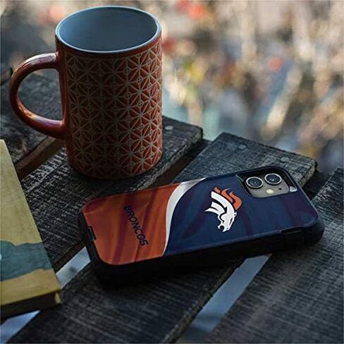 Skinit Decal Skin Compatible with OtterBox Defender iPhone 11 Case - Officially Licensed NFL Denver Broncos Design in Saudi Arabia