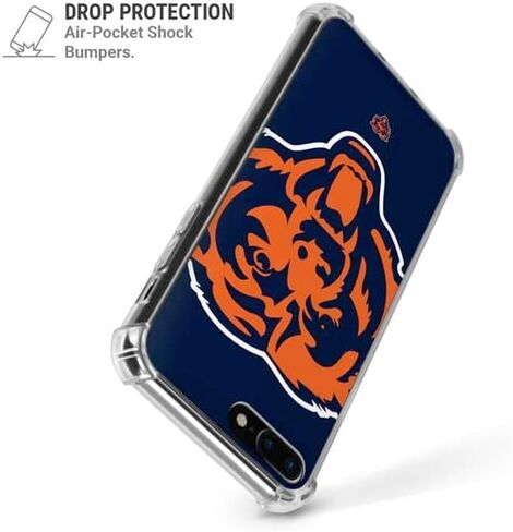 Skinit Clear Phone Case Compatible with iPhone 7/8 Plus - Officially Licensed NFL Chicago Bears Large Logo Design in Saudi Arabia