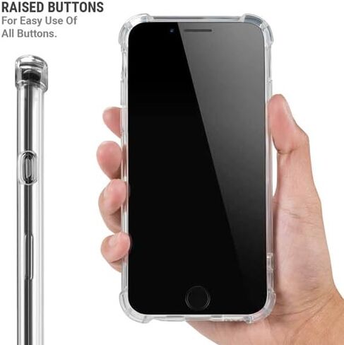 Skinit Clear Phone Case Compatible with iPhone 7/8 Plus - Officially Licensed NFL Chicago Bears Large Logo Design in Saudi Arabia