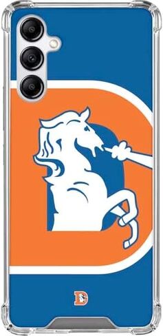 Skinit Clear Phone Case Compatible with Galaxy A15 5G - Officially Licensed NFL Denver Broncos Retro Logo Design in Saudi Arabia