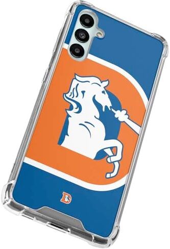 Skinit Clear Phone Case Compatible with Galaxy A15 5G - Officially Licensed NFL Denver Broncos Retro Logo Design in Saudi Arabia