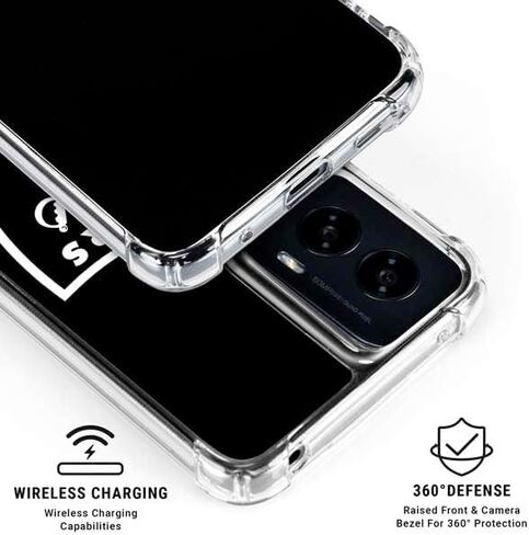 Skinit Clear Phone Case Compatible with Moto G Power 5G (2024) - Officially Licensed NFL Las Vegas Raiders Large Logo Design in Saudi Arabia