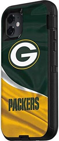 Skinit Decal Skin Compatible with OtterBox Defender iPhone 11 Case - Officially Licensed NFL Green Bay Packers Design in Saudi Arabia