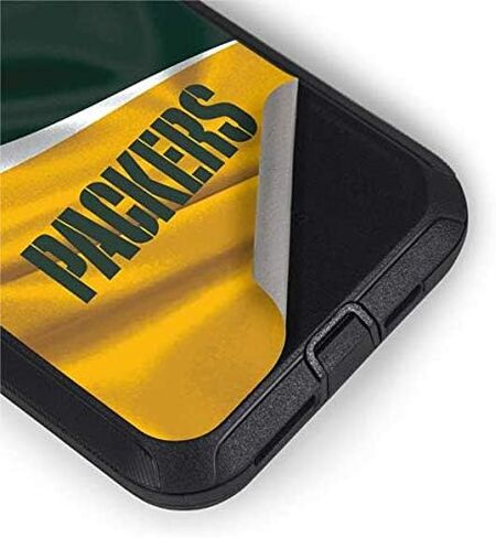 Skinit Decal Skin Compatible with OtterBox Defender iPhone 11 Case - Officially Licensed NFL Green Bay Packers Design in Saudi Arabia