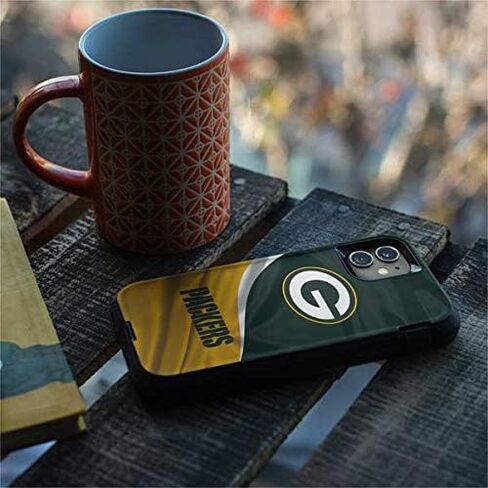 Skinit Decal Skin Compatible with OtterBox Defender iPhone 11 Case - Officially Licensed NFL Green Bay Packers Design in Saudi Arabia