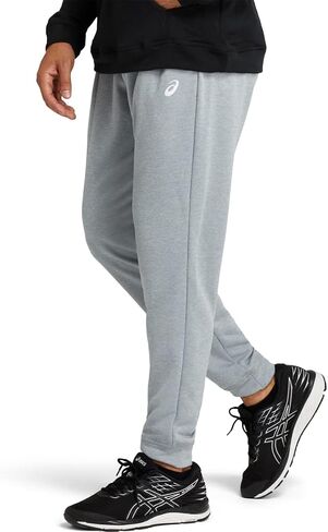 ASICS Men's Essential French Terry Jogger Training Apparel, L, Sheet Rock Heather in Saudi Arabia