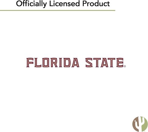 Desert Cactus Florida State University License Plate Frame Seminoles FSU Holder for Front or Back of Car Metal Car Tag Holder Officially Licensed (Slogan 2) in Saudi Arabia
