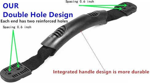 مقابض حمل زورق الكاياك ذات الفتحة المزدوجة 4 عبوات من مقابض قوارب الكاياك الجانبية - 8 قطع وسادة عين مع 32 قطعة براغي لمجموعة أدوات تزوير سطح القارب كاياك in Kuwait