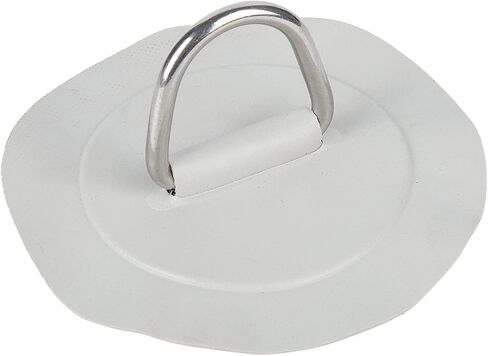KIMISS D Ring Patch، 6in D Ring Pad Patch PVC الفولاذ المقاوم للصدأ لقارب قابل للنفخ طوف قوارب الكاياك وركوب الأمواج in Saudi Arabia