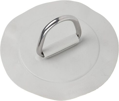 KIMISS D Ring Patch، 6in D Ring Pad Patch PVC الفولاذ المقاوم للصدأ لقارب قابل للنفخ طوف قوارب الكاياك وركوب الأمواج in Saudi Arabia