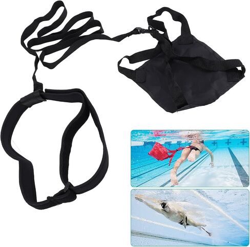 Swimming Strength Training Parachute, Portable Belt for Adults with Swimming Parachute, Swimming Strength Training Parachute for Swimming, Water Sports (20cm/8in) in Saudi Arabia