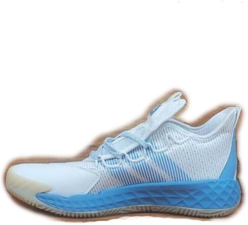 حذاء كرة السلة Pro Boost Low Lightstrike للرجال من أديداس، أبيض/أزرق فاتح in Saudi Arabia