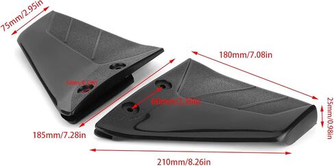 Hydrofoil for Outboard Motor, Pair Small ABS Hydrofoil Boat Motor Stabiliser Enigne Components For Outboard With Bolt Nut in Saudi Arabia