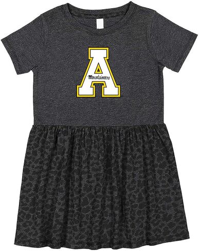 Appalachian State Mountaineers Officially Licensed Toddler Dress - Smoke/Black Leopard in Saudi Arabia
