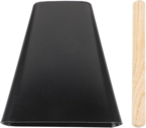 VICASKY 6 Inch Timbales Instrument Cowbell Campana Instrumento De Salsa Instrumentos Musicales Tambora Cow Bell Musical Wooden Mallet Percussion Bells Noise Maker Handheld Kit in Saudi Arabia