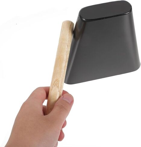 VICASKY 6 Inch Timbales Instrument Cowbell Campana Instrumento De Salsa Instrumentos Musicales Tambora Cow Bell Musical Wooden Mallet Percussion Bells Noise Maker Handheld Kit in Saudi Arabia