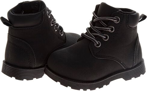 Josmo Kids Construction Boots MidCalf - حذاء العمل والرحلات والمشي والتسلق والمشي لمسافات طويلة (المقاسات: 5-10 طفل صغير / 11-13 طفل صغير / 1-4 طفل كبير) in Kuwait