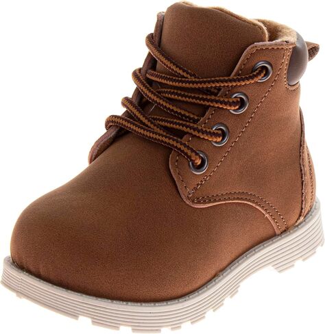 Josmo Kids Construction Boots MidCalf - حذاء العمل والرحلات والمشي والتسلق والمشي لمسافات طويلة (المقاسات: 5-10 طفل صغير / 11-13 طفل صغير / 1-4 طفل كبير) in Kuwait
