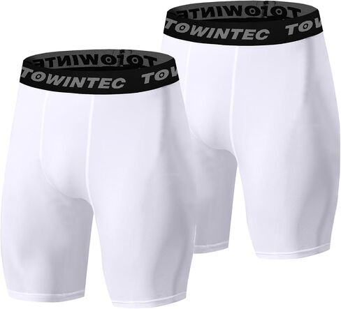Compression Shorts for Men Athletic Workout Performance Base Layer Exercise Tights Spandex Running Underwear in Kuwait