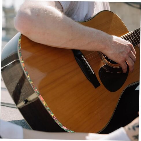 1pc Guitar Part Binding Strip Green Decorative Purfling for Acoustic Guitar in Kuwait