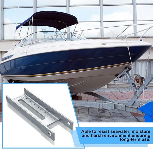 Zonon 4 قطع قارب مقطورة قوس بطابقين 8 "مربع U-Bolt نمط المجلفن قوس بطابقين قارب مقطورة حامل الأسطوانة مصممة لدعم الملحقات عبر الأعضاء in Saudi Arabia