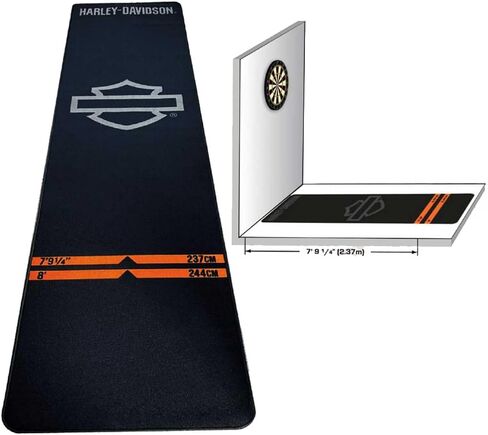 Harley-Davidson Stealth Bar & Shield بساط رمي السهام خفيف الوزن للغاية وخط Oche in Saudi Arabia