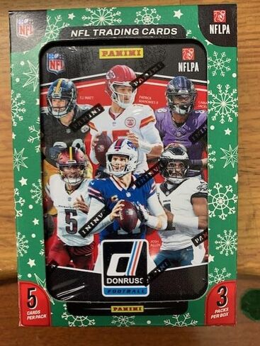 2025 Panini Football Winter Tin with 15 Trading Cards + 3 Toploaders in Saudi Arabia