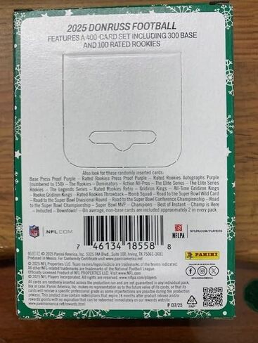 2025 Panini Football Winter Tin with 15 Trading Cards + 3 Toploaders in Saudi Arabia