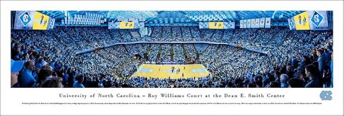 North Carolina Tar Heels Basketball - Unframed Poster by Blakeway Panoramas in Saudi Arabia