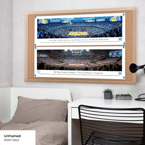 North Carolina Tar Heels Basketball - Unframed Poster by Blakeway Panoramas in Saudi Arabia