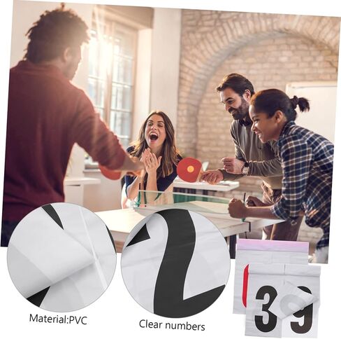 Portable Waterproof Scoreboard for Soccer Basketball Volleyball and Table Tennis Reusable Sports Score Keeper Easy Flip Design for Competitions and Outdoor Games in Kuwait