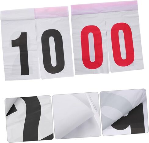 Portable Waterproof Scoreboard for Soccer Basketball Volleyball and Table Tennis Reusable Sports Score Keeper Easy Flip Design for Competitions and Outdoor Games in Kuwait