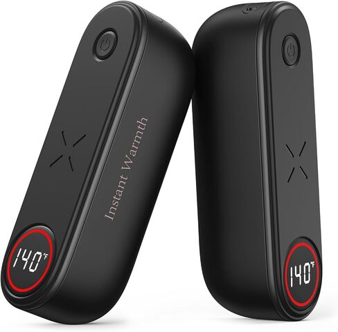 2 in 1 Hand Warmers Rechargeable, Magnetic Electric Hand Warmer 8000mAh USB-C, 3 Heat Levels up to 140°F, Quick Heating Portable Hand Warmers, Gifts in Saudi Arabia
