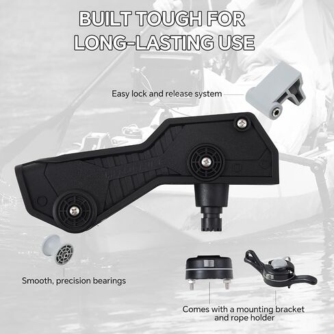 HITORHIKE Universal Anchor Mount-Heavy Duty Boat Anchor Holder with Multi-Directional Locking,Built-in Storage for Kayaks,Canoes in Saudi Arabia