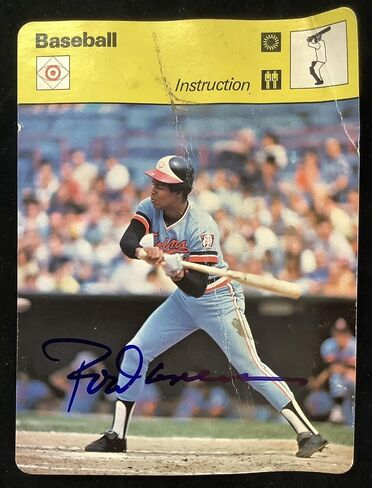 بطاقة Rod Carew 1978 Sportscasters #31-01 Minnesota Twins Autograph MVP HOF JSA - بطاقات بيسبول موقعة من MLB in Saudi Arabia
