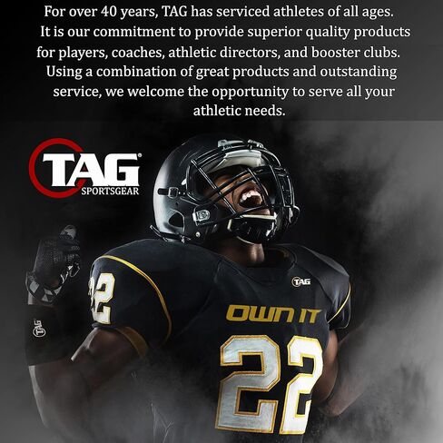 وسادة كتف TAG Battle Gear II متوسطة لكرة القدم TSP100 (حزام جانبي قابل للقفل على شكل حرف T) in Kuwait