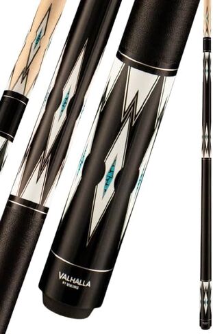 Viking Valhalla VA961 Pool Cue – 58" Two-Piece Billiard Stick – Hard Rock Maple Shaft – Pro Balance Weighting – Triangle Tip – Adjustable 18-25 oz in Saudi Arabia
