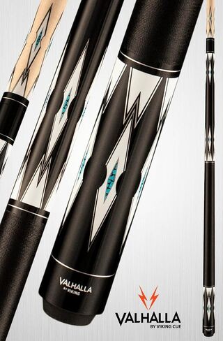 Viking Valhalla VA961 Pool Cue – 58" Two-Piece Billiard Stick – Hard Rock Maple Shaft – Pro Balance Weighting – Triangle Tip – Adjustable 18-25 oz in Saudi Arabia