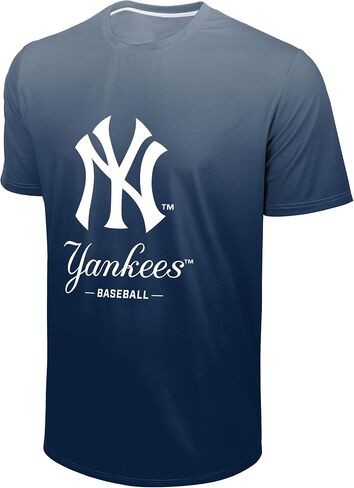 تي شيرت FOCO MLB للرجال ذو الشعار الأساسي الرسمي Wordmark Premier Team Spirit Performance Gradient in Saudi Arabia