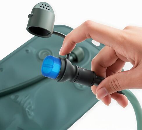 8 Pcs Bite Valve Replacement, Mouthpiece Valve Hydration Bladder Accessories, Bite Parts Replacement for Most Brands, Dust Cover, Backpack, Water Reservoir( Blue in Saudi Arabia