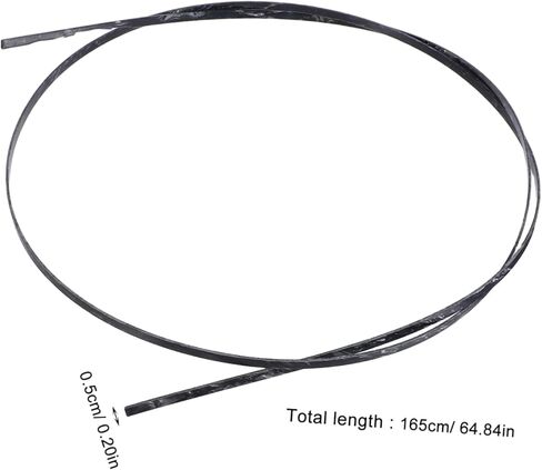 Plastic Guitar Binding and Purfling Strip Black Color for Acoustic and Electric Guitar Repair for Diy Projects and Enhancing Aesthetic Value in Kuwait