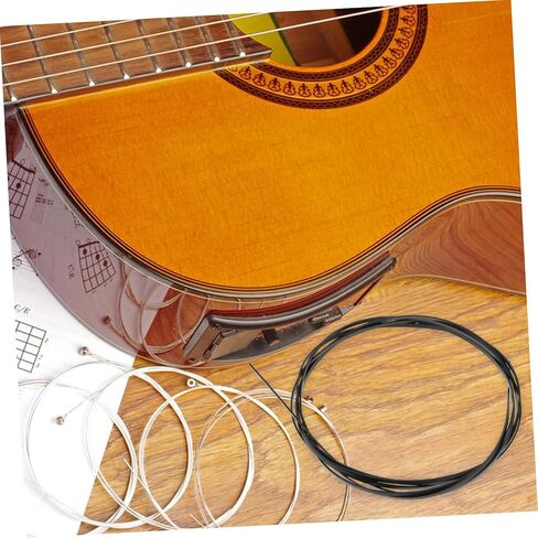 8pcs Guitar Edge Wrapping Trims Convenient Purfling Strip for Acoustic Guitars Decorative Binding Strips Easy to Install Edge Stylish Inlay in Kuwait