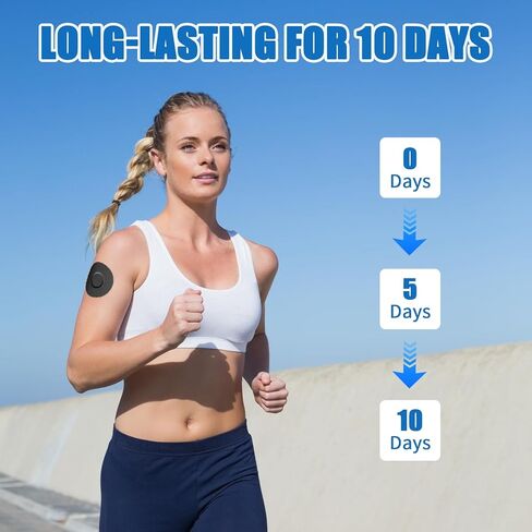 20 Pack,Over Patches Waterproof for Dexcom g7,CGM Sensor Patches| Non-Glue Central, Full Coverage, Latex-Free, Hypoallergenic& Breathable | Easy to Remove Without Leaving Any Marks (Black, 3.15 in) in Kuwait