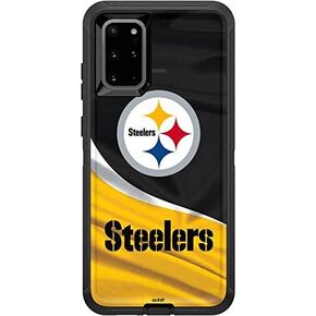 غلاف Skinit متوافق مع OtterBox Defender Galaxy S20 Plus - تصميم مرخص رسميًا من NFL Pittsburgh Steelers in Kuwait