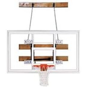 First Team FoldaMount46 Supreme Steel-Acrylic Side Folding Wall Mounted Basketball System44; Sienna Orange in Saudi Arabia