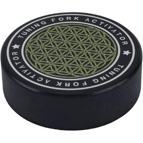 Tuning Fork Activator Puck, Universal Rubber Tuning Fork Resonator Accessories Creates Sustained Tone & Minimal Noise Striker Block for Music Practitioners Meditation Enthusiasts in Saudi Arabia